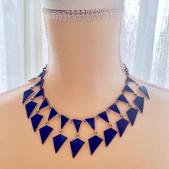 Kenneth Jay Lane Jewelry - Kenneth Lane lapis statement necklace.